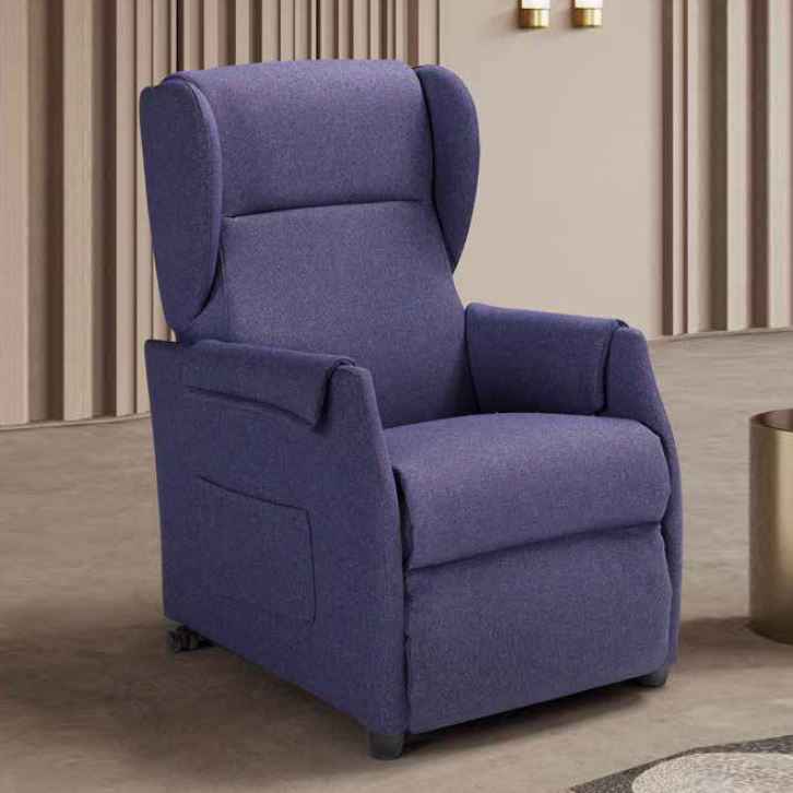 Poltrona elevabile Easy con pediera allungabile - Made in Italy