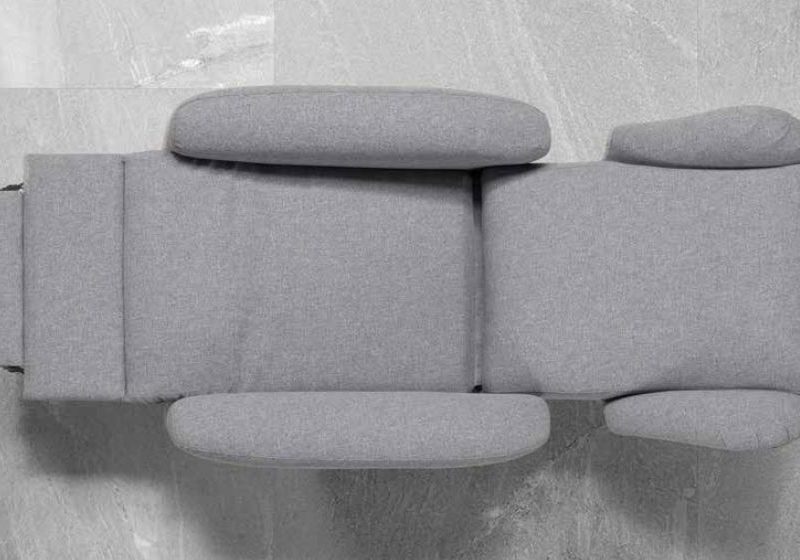 Poltrona elevabile Chanel con pediera allungabile - Made in Italy - immagine 5