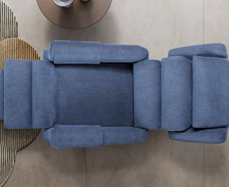 Poltrona elevabile Nuvola con pediera allungabile - Made in Italy - immagine 4