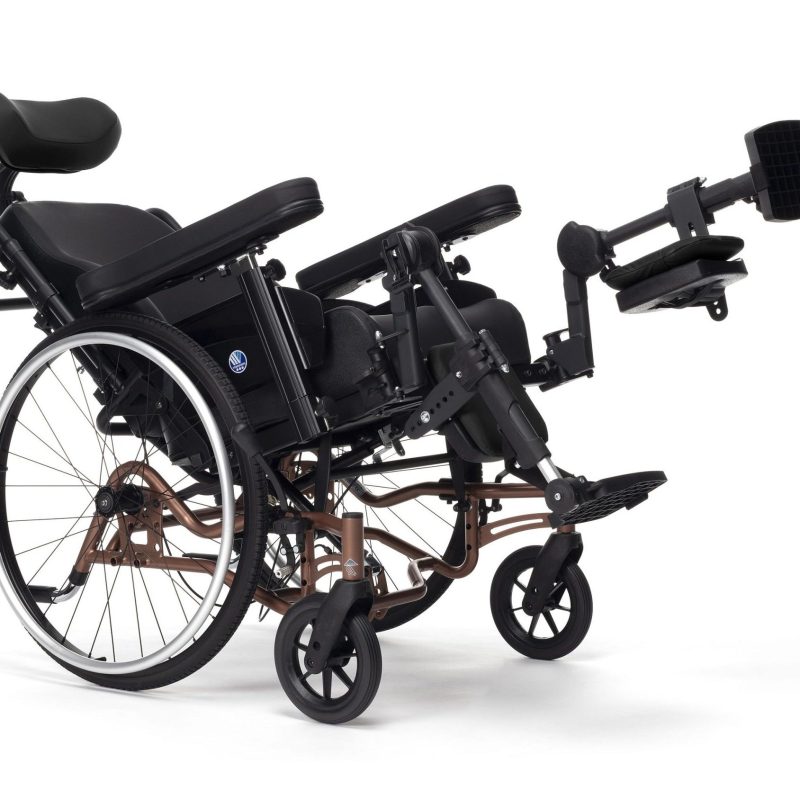 Carrozzina basculante polifunzionale Invovys II Evo Vermeiren ruote grandi - immagine 3