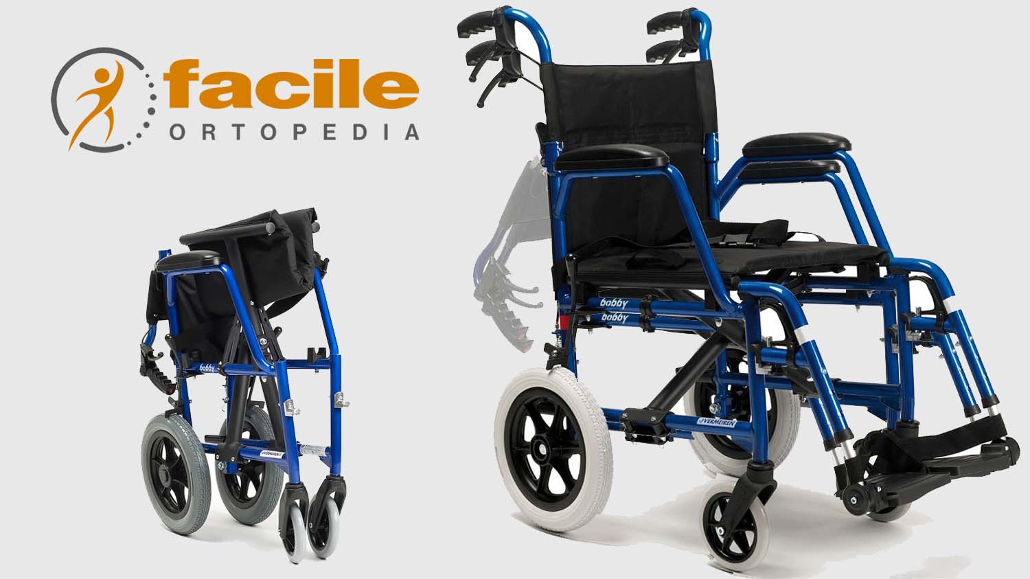 Carrozzina pieghevole leggera